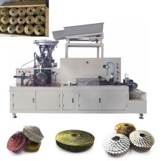 Coil nail making machine